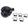  Cage de chasteté Full Egg 7.7 x 2.8cm Noire